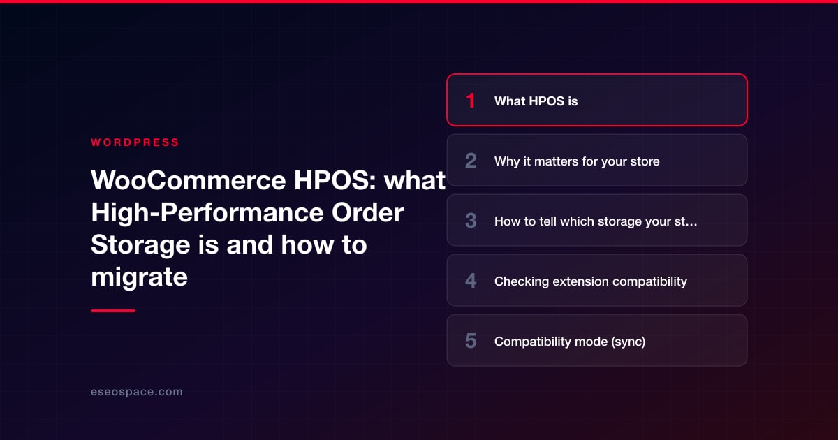 WooCommerce HPOS: what High-Performance Order Storage is and how to migrate