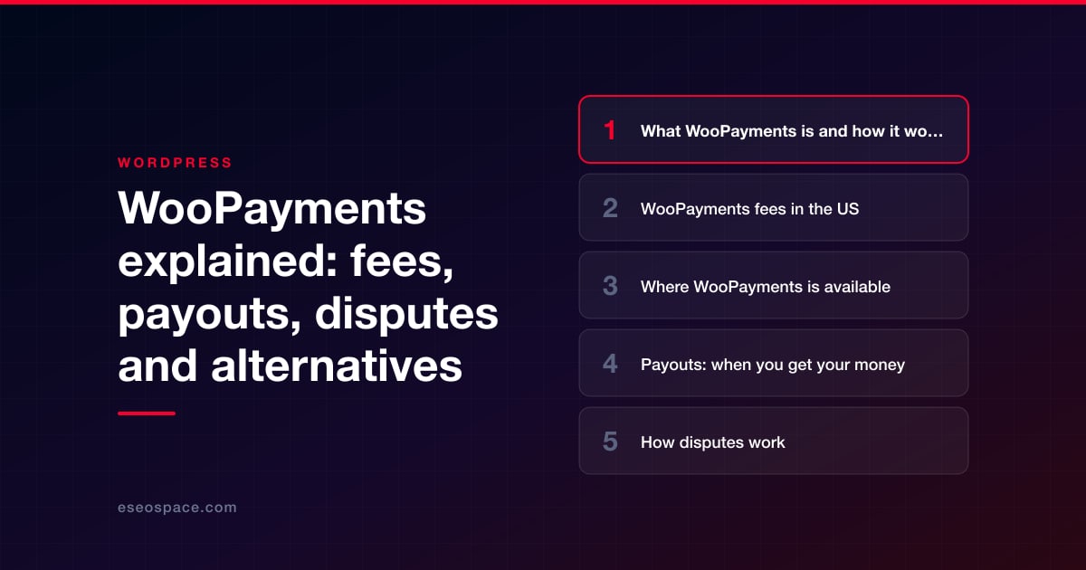WooPayments explained: fees, payouts, disputes and alternatives