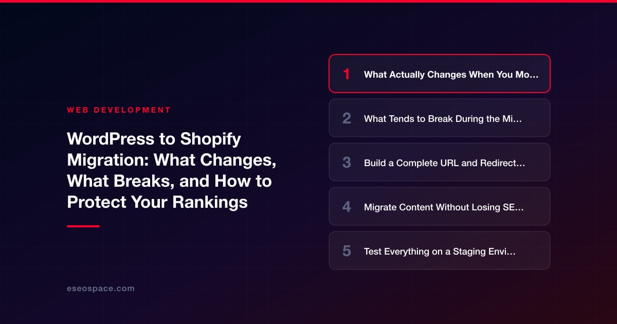 WordPress to Shopify Migration: What Changes, What Breaks, and How to Protect Your Rankings