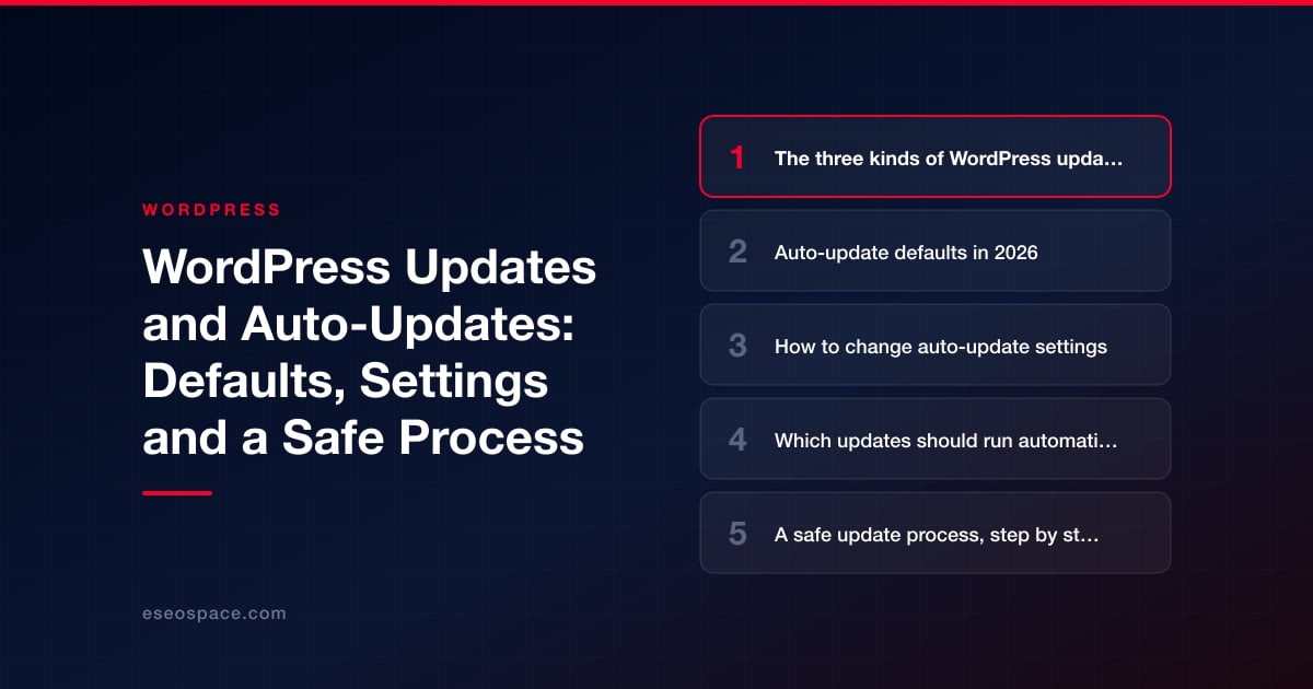 WordPress Updates and Auto-Updates: Defaults, Settings and a Safe Process