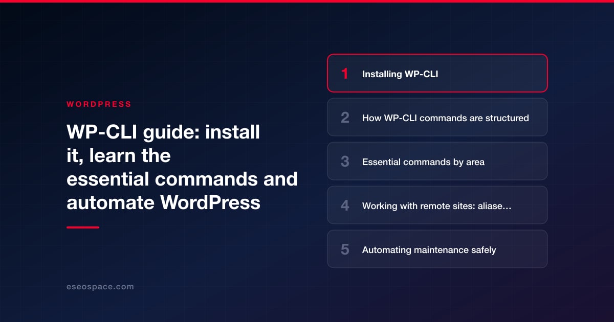 WP-CLI guide: install it, learn the essential commands and automate WordPress