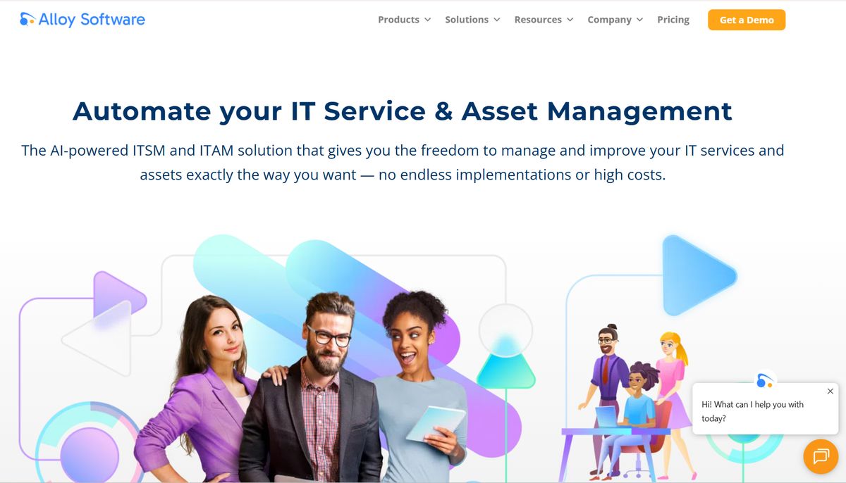 Alloy Software homepage