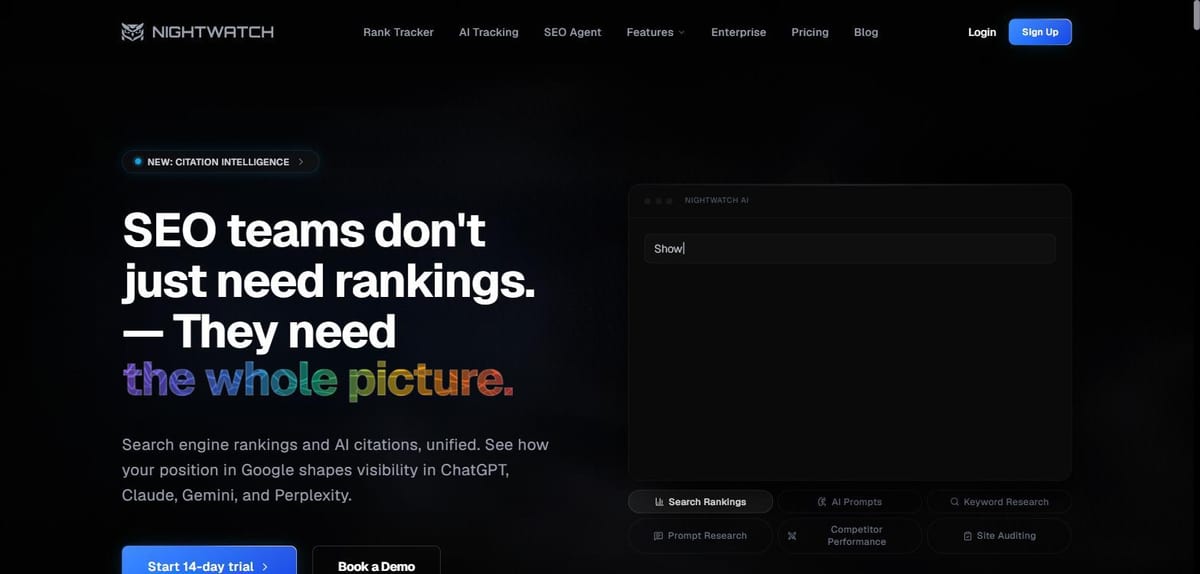 Nightwatch homepage