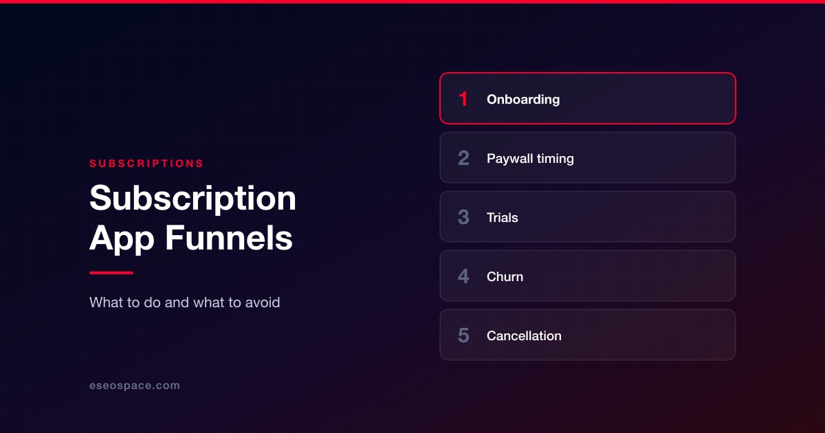 Subscription App Funnels: What To Do And What To Avoid
