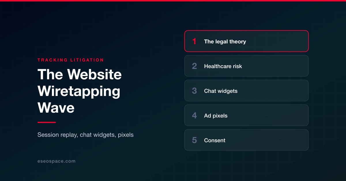 Session Replay, Chat Widgets and Pixels: The Website Wiretapping Wave