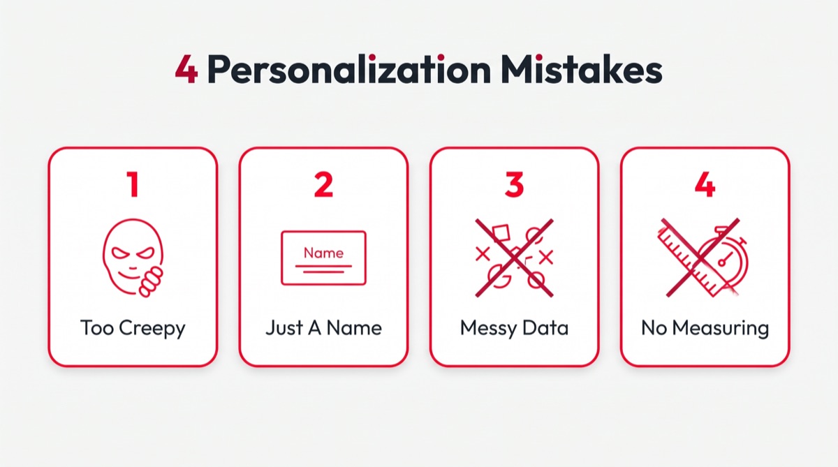 Four personalization mistakes that weaken customer engagement