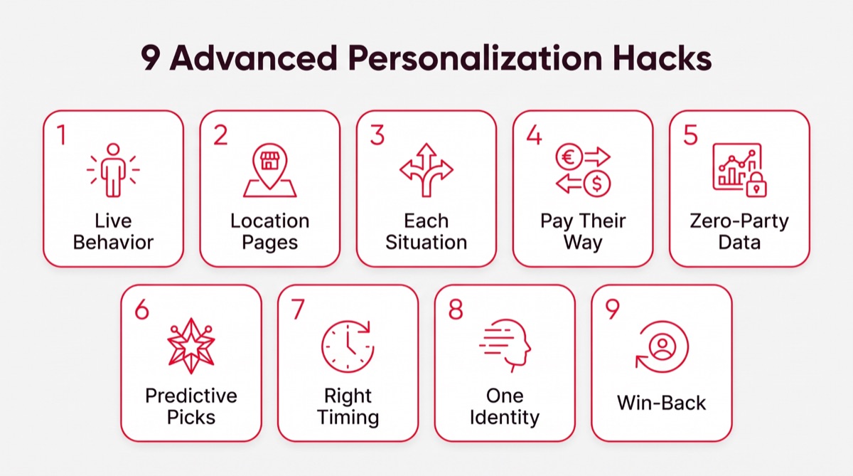 The 9 advanced personalization hacks to improve customer engagement