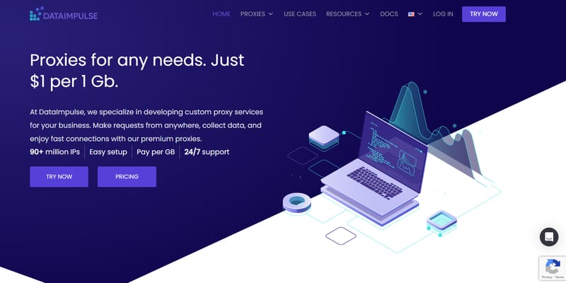 DataImpulse homepage