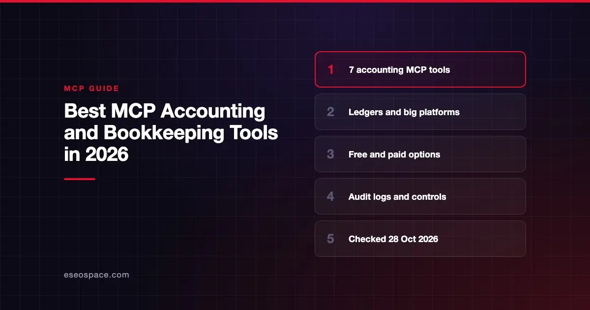 Best MCP Accounting and Bookkeeping Tools in 2026