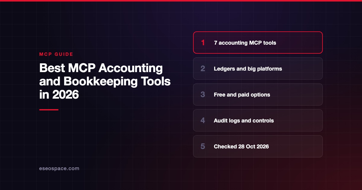 Best MCP Accounting and Bookkeeping Tools in 2026