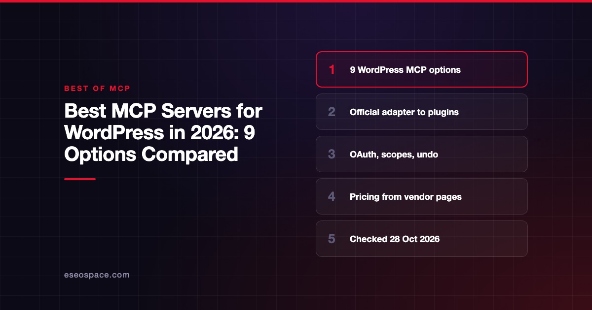 Best MCP Servers for WordPress in 2026: 9 Options Compared