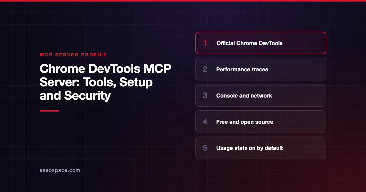 Chrome DevTools MCP Server: Tools, Setup and Security