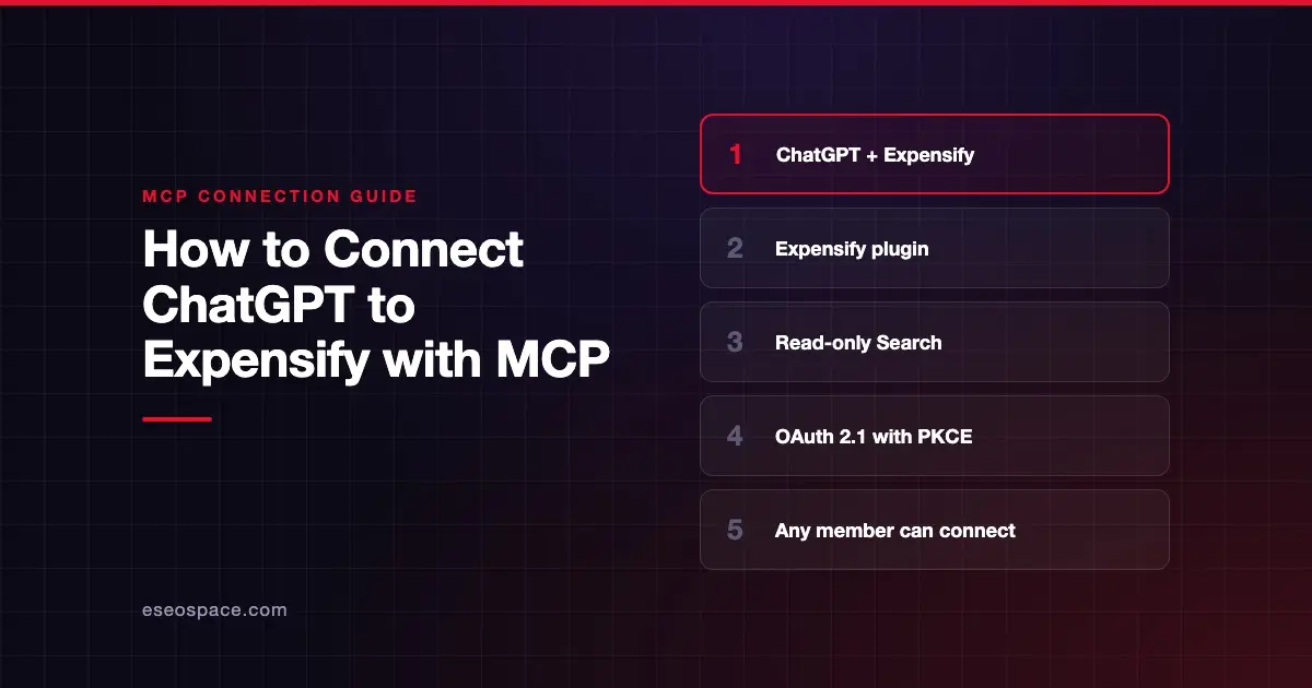 How to Connect ChatGPT to Expensify with MCP