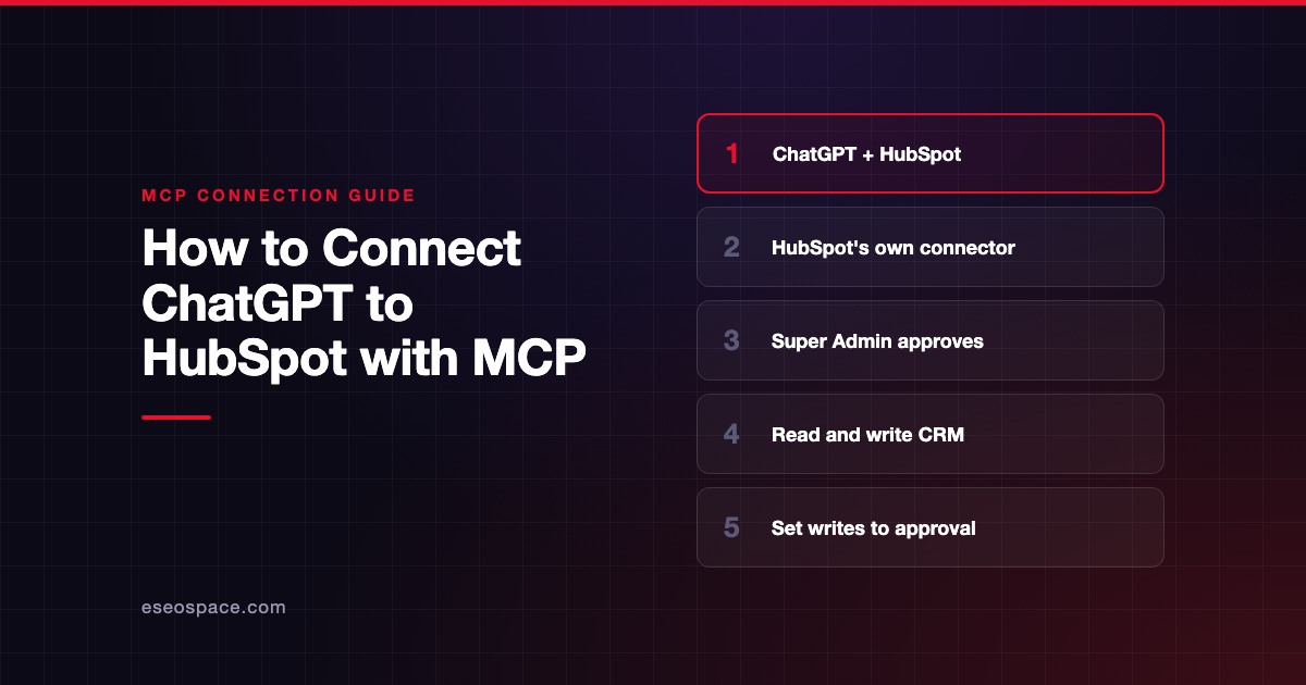How to Connect ChatGPT to HubSpot with MCP