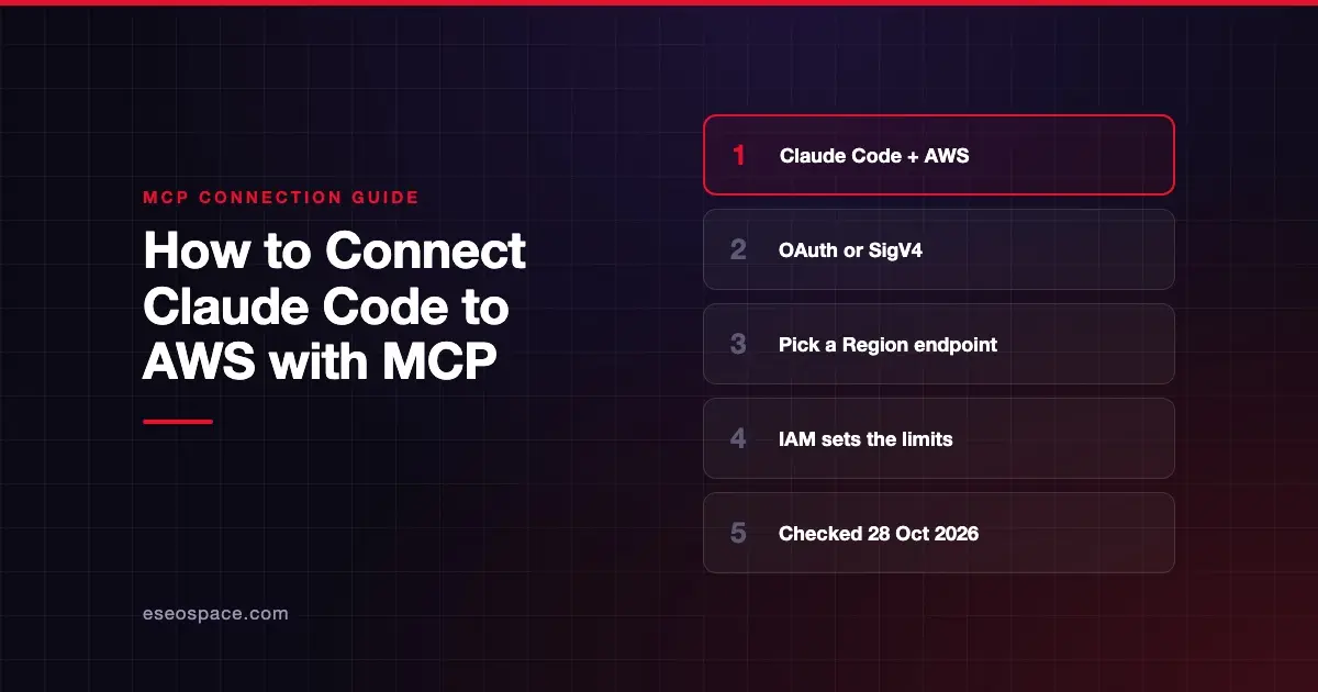 How to Connect Claude Code to AWS with MCP