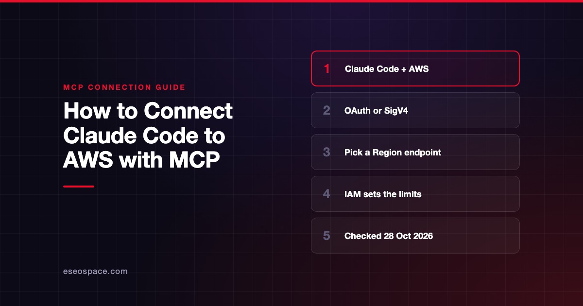 How to Connect Claude Code to AWS with MCP