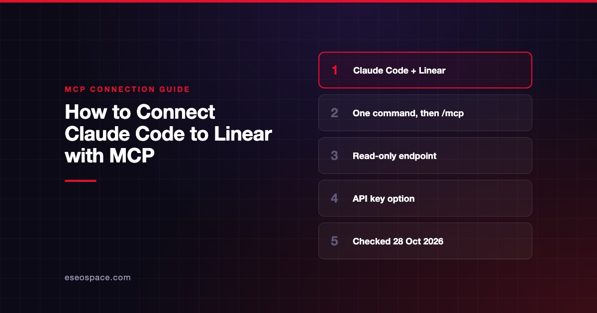 How to Connect Claude Code to Linear with MCP