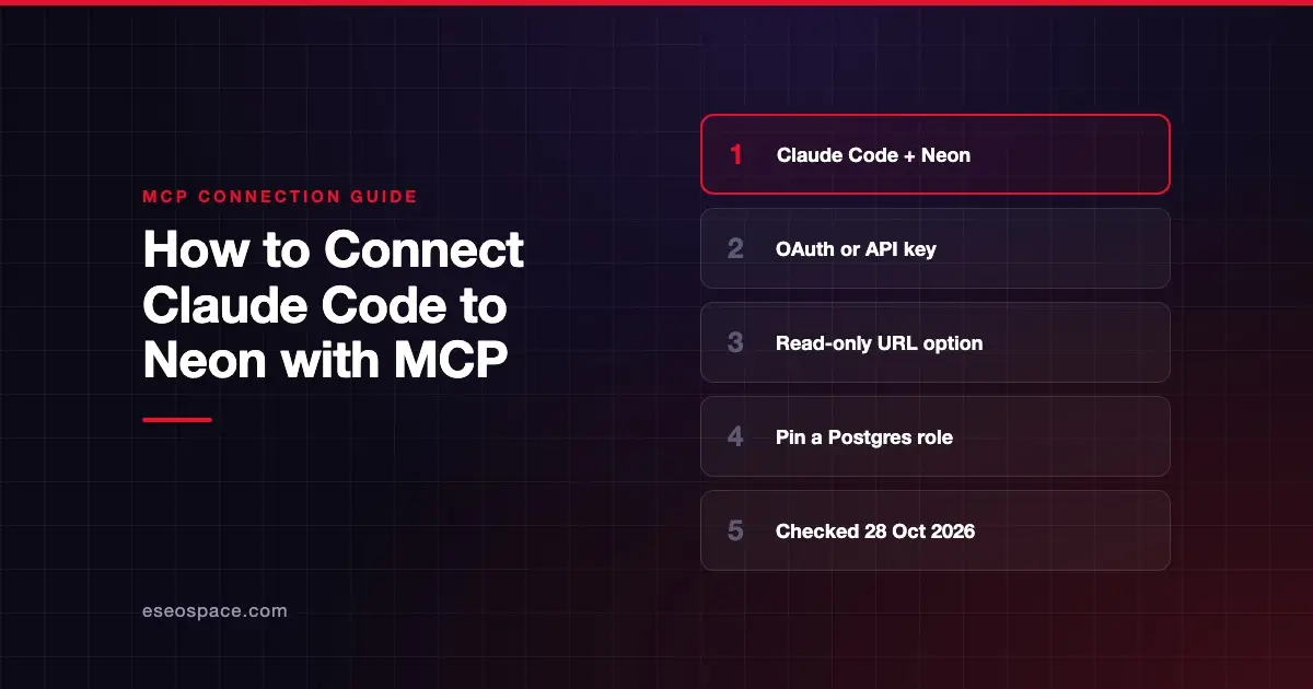 How to Connect Claude Code to Neon with MCP