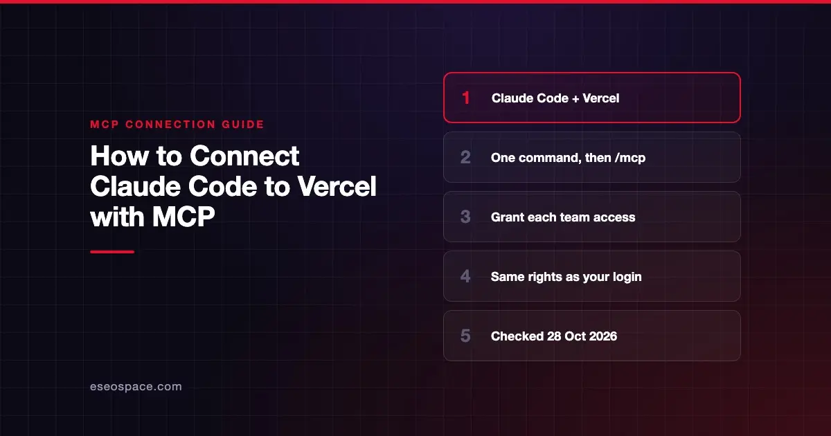 How to Connect Claude Code to Vercel with MCP