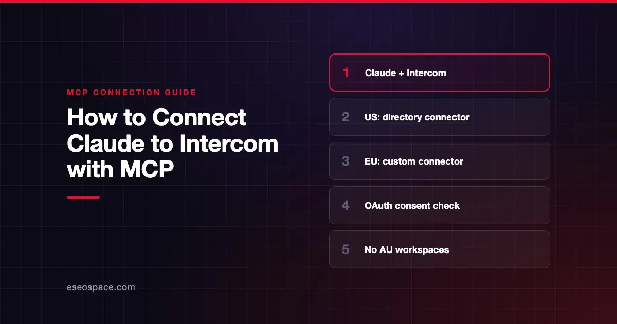 How to Connect Claude to Intercom with MCP