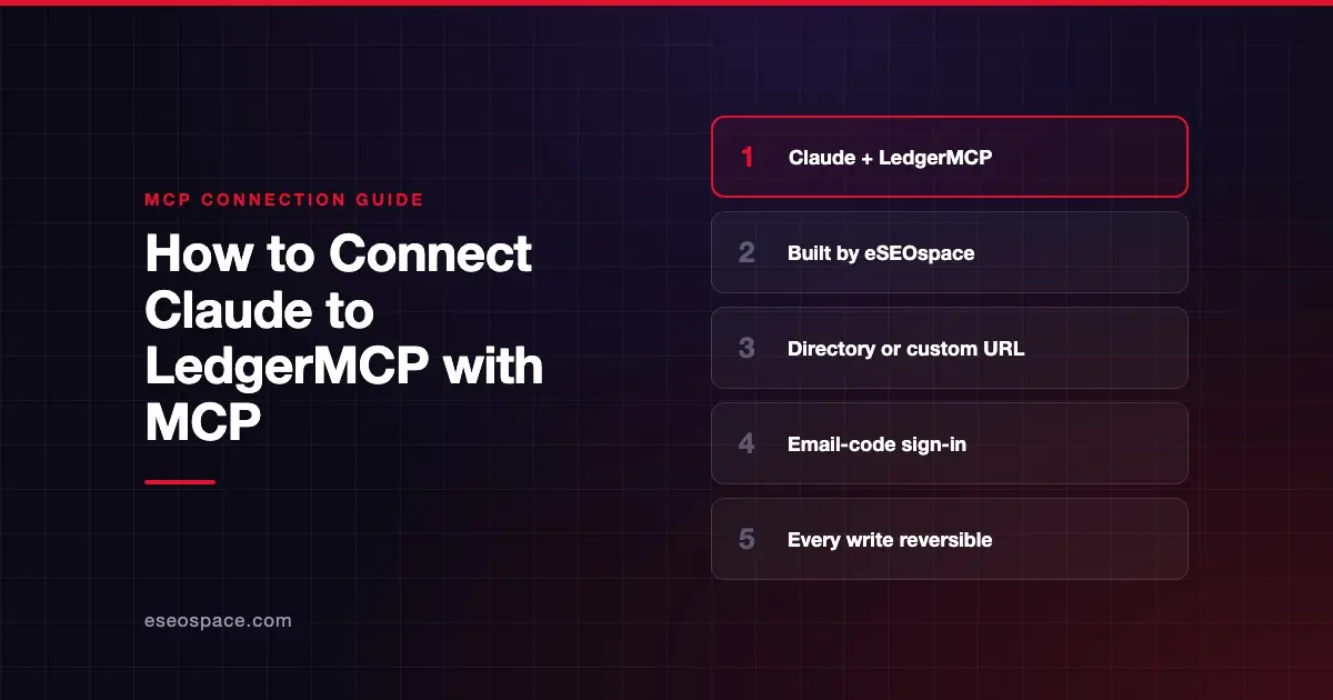 How to Connect Claude to LedgerMCP with MCP