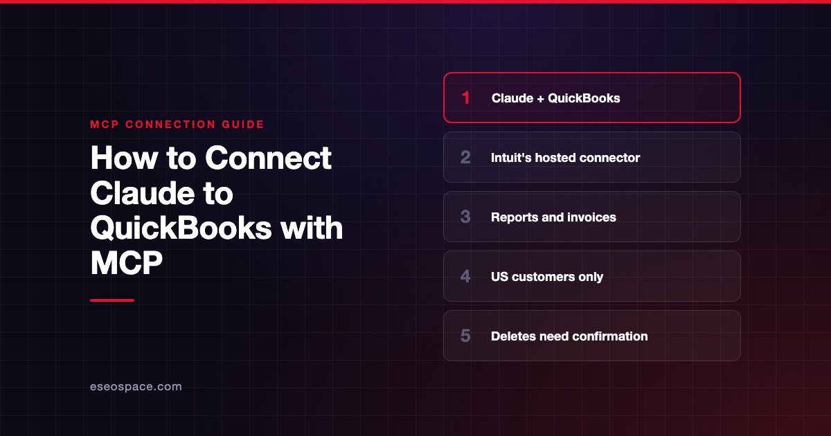 How to Connect Claude to QuickBooks with MCP