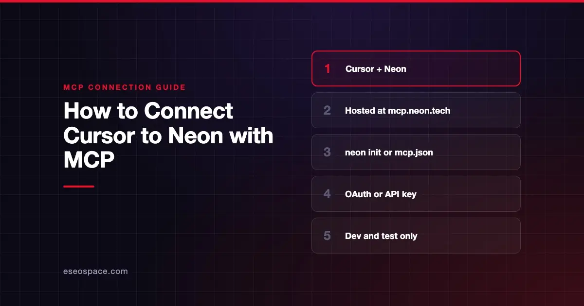 How to Connect Cursor to Neon with MCP