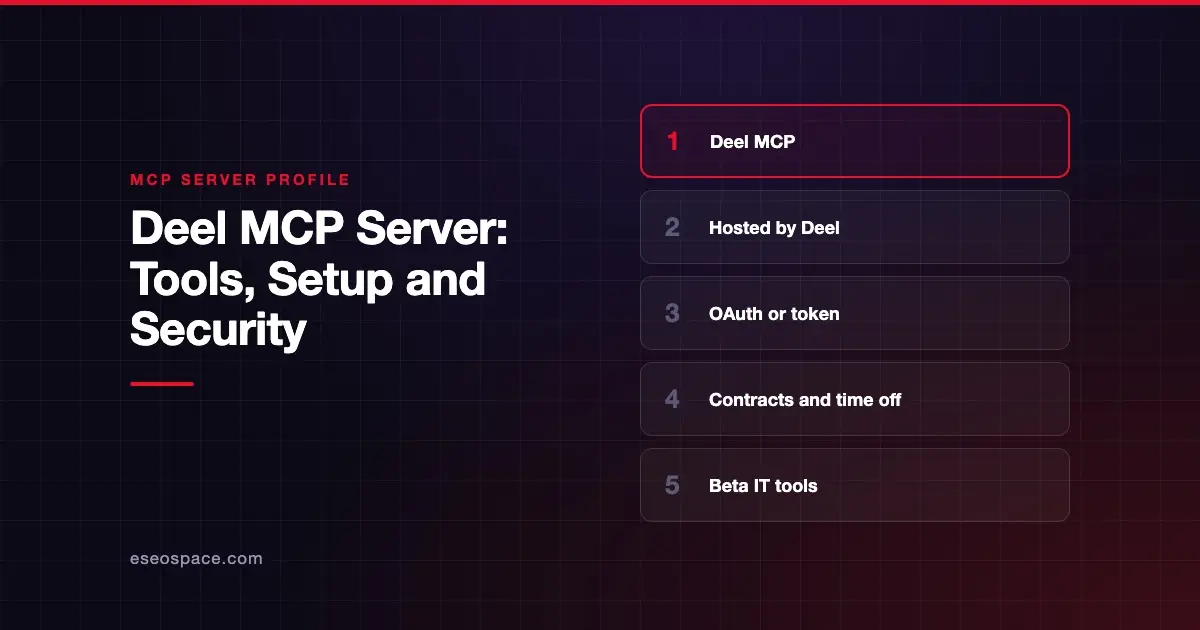 Deel MCP Server: Tools, Setup and Security