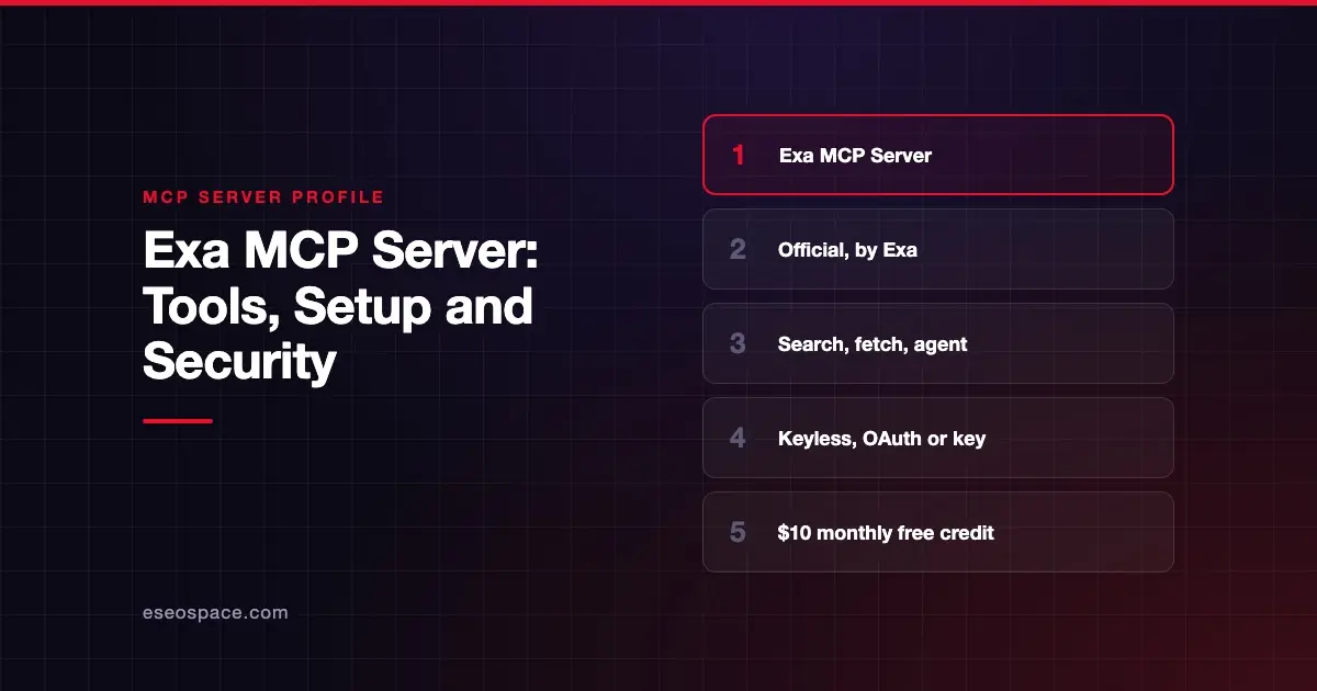 Exa MCP Server: Tools, Setup and Security