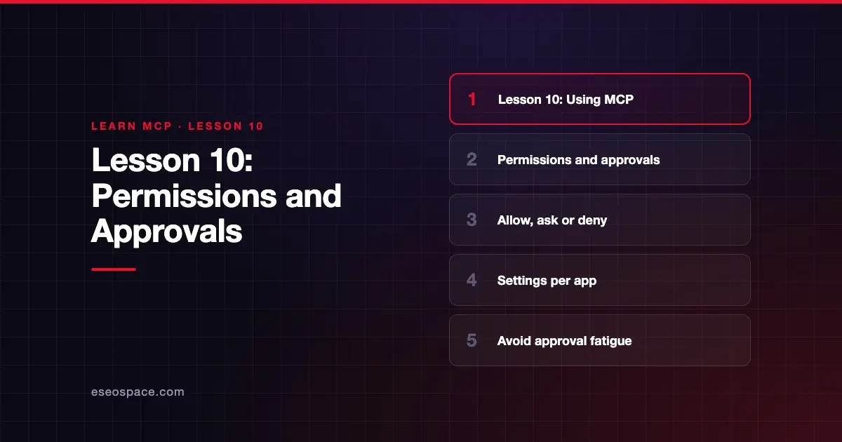 Lesson 10: Permissions and Approvals