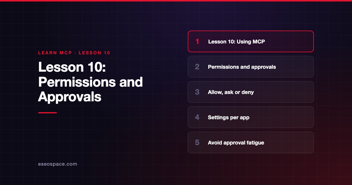 Lesson 10: Permissions and Approvals