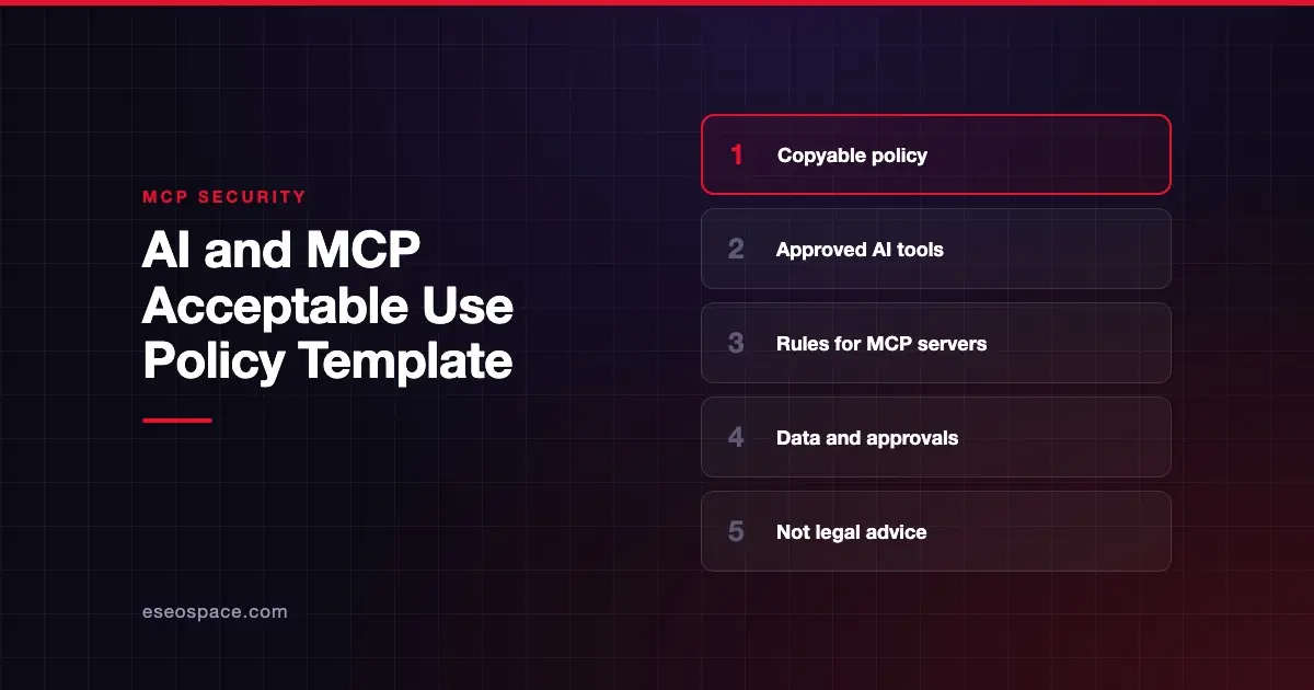 AI and MCP Acceptable Use Policy Template