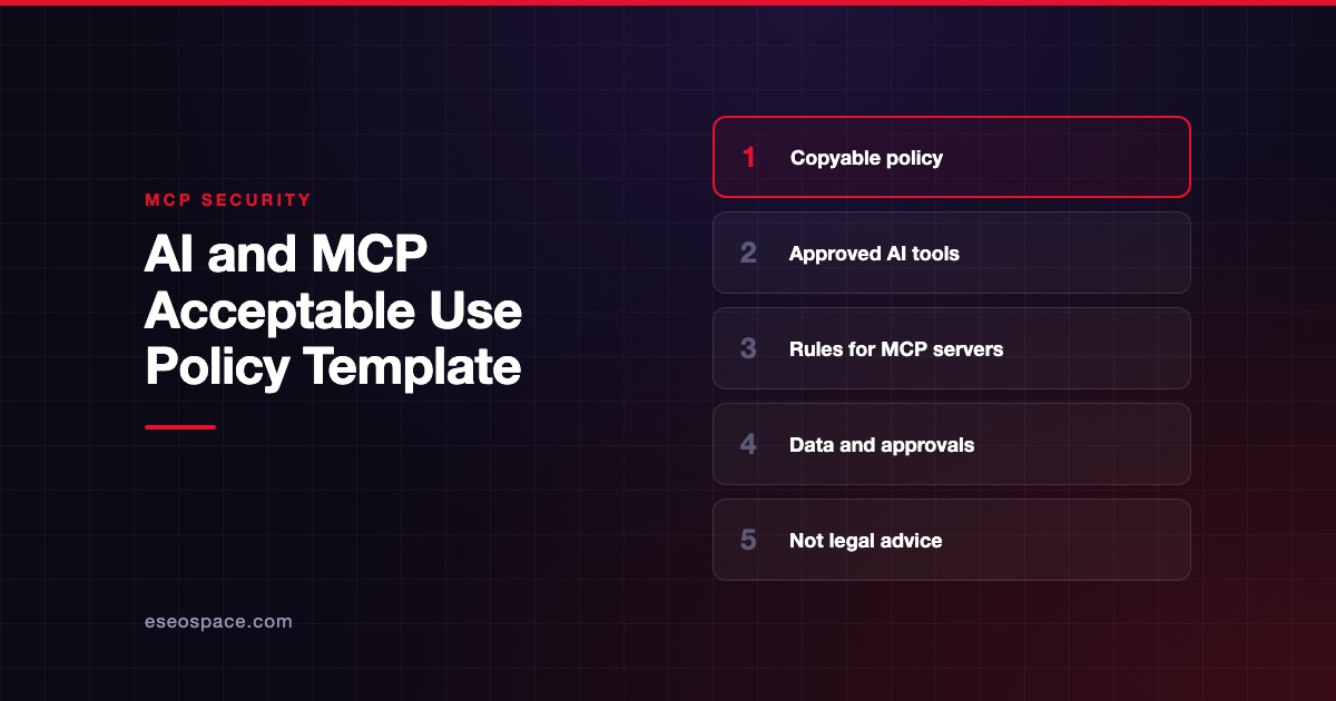 AI and MCP Acceptable Use Policy Template