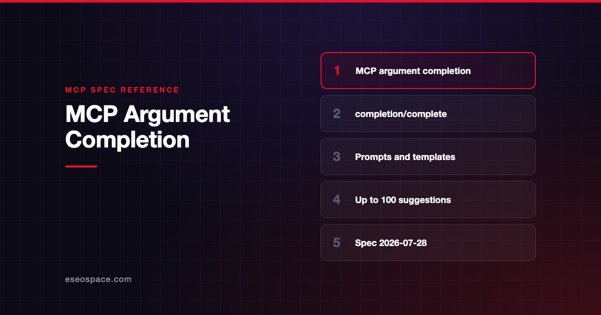 MCP Argument Completion