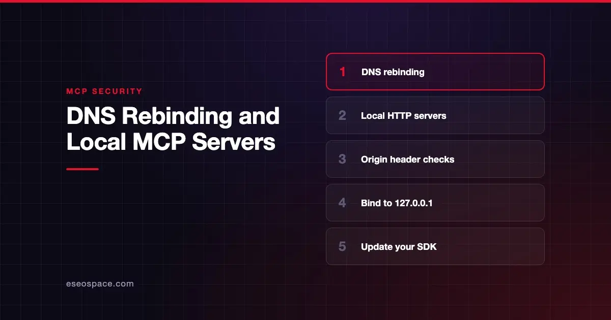 DNS Rebinding and Local MCP Servers