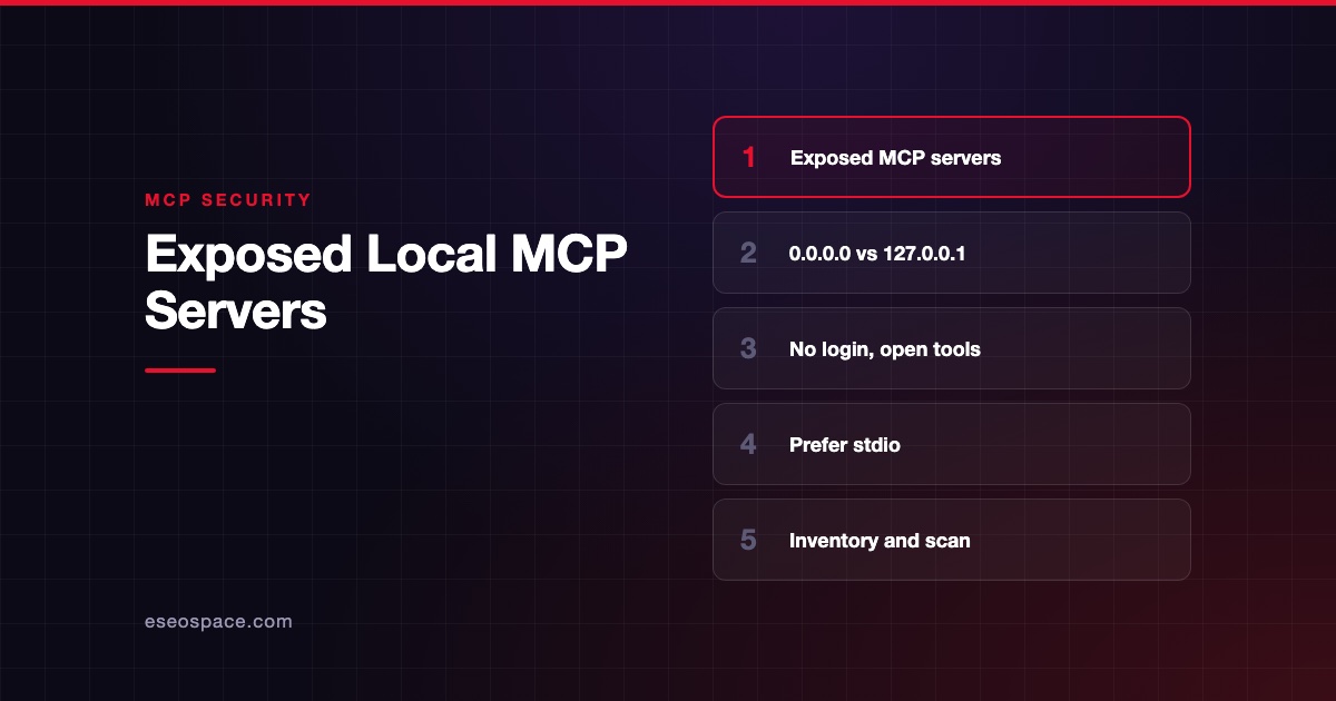 Exposed Local MCP Servers