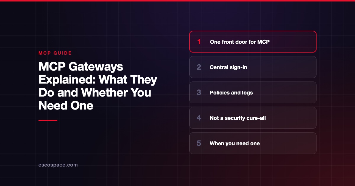 MCP Gateways Explained: What They Do and Whether You Need One