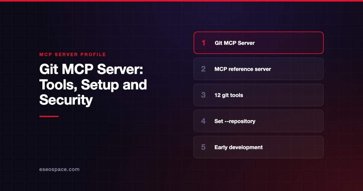 Git MCP Server: Tools, Setup and Security