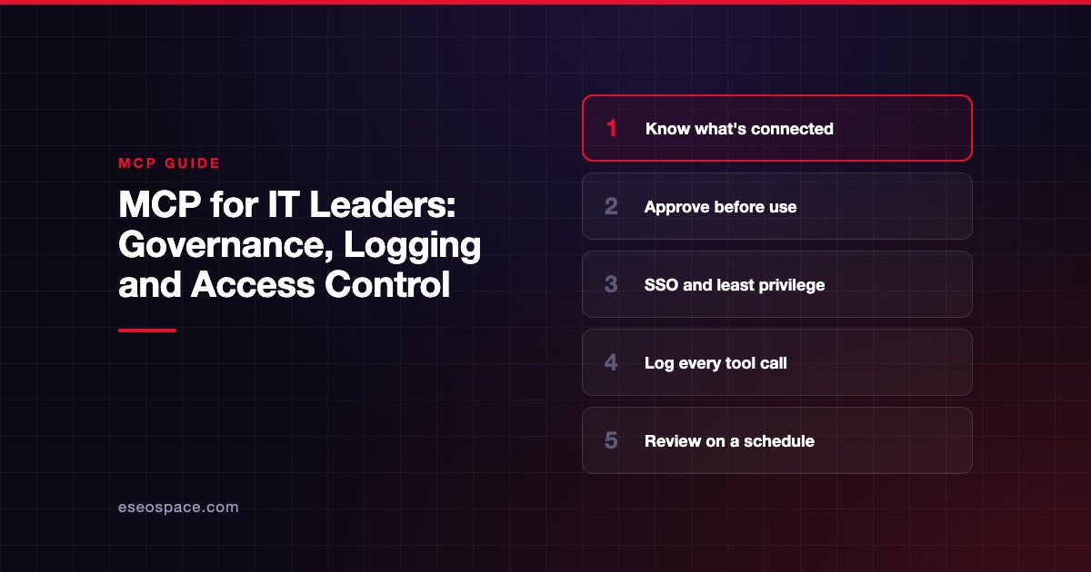MCP for IT Leaders: Governance, Logging and Access Control