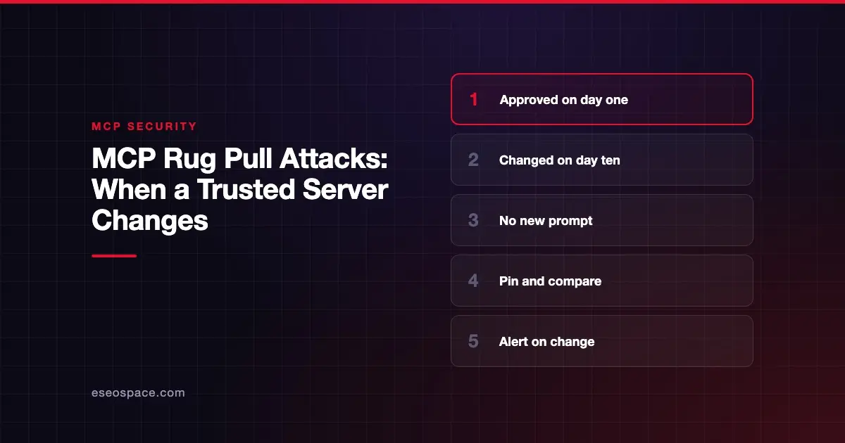 MCP Rug Pull Attacks: When a Trusted Server Changes