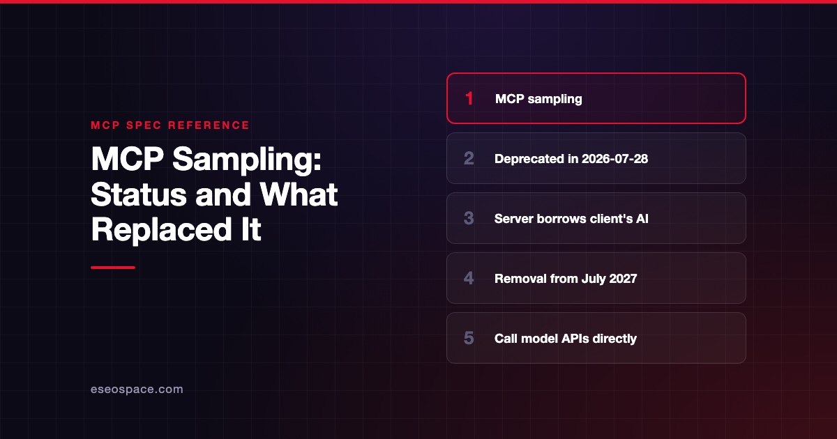 MCP Sampling: Status and What Replaced It
