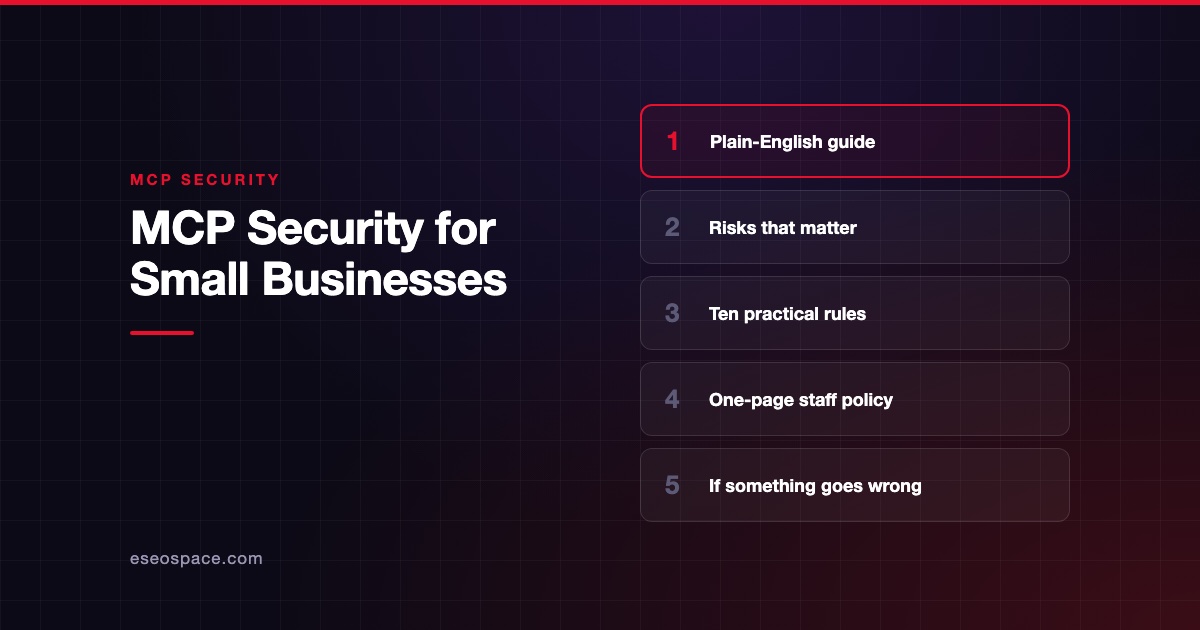 MCP Security for Small Businesses