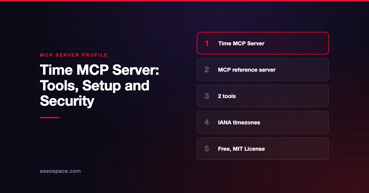 Time MCP Server: Tools, Setup and Security