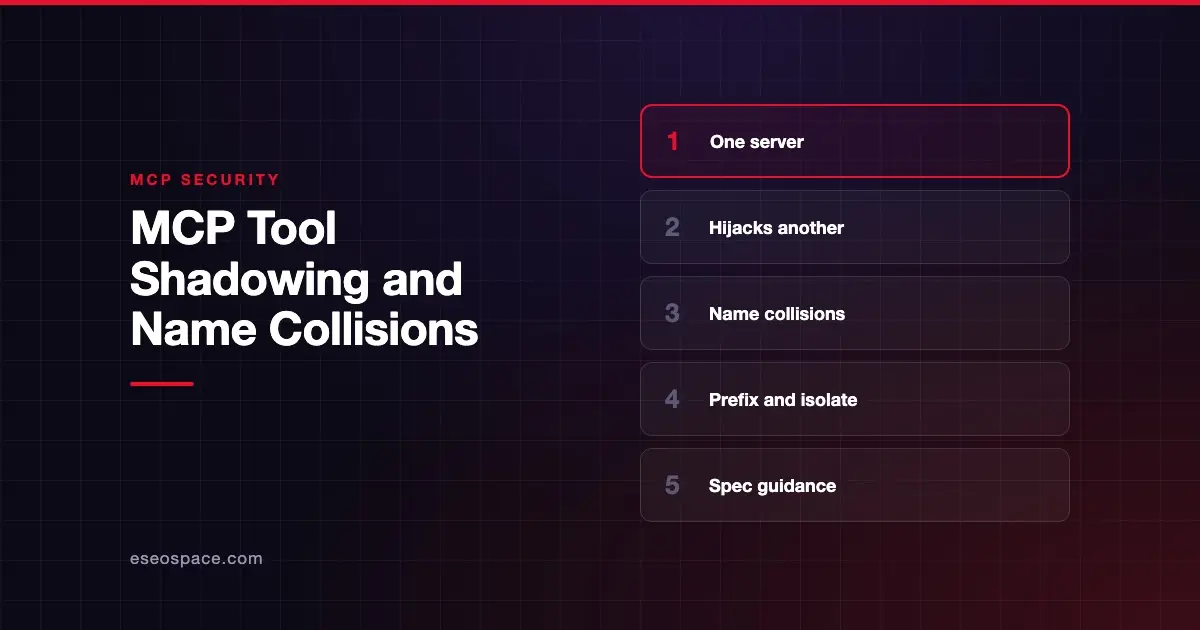 MCP Tool Shadowing and Name Collisions