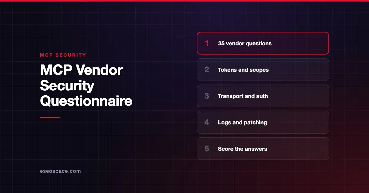 MCP Vendor Security Questionnaire