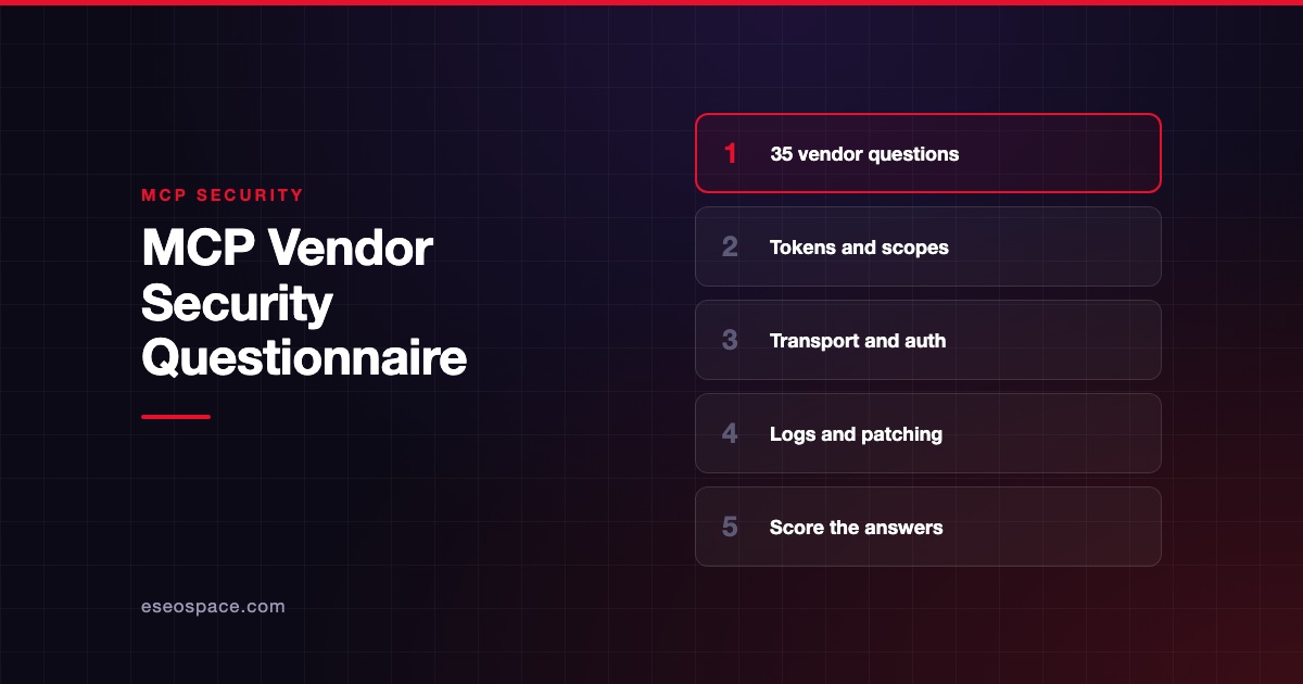 MCP Vendor Security Questionnaire