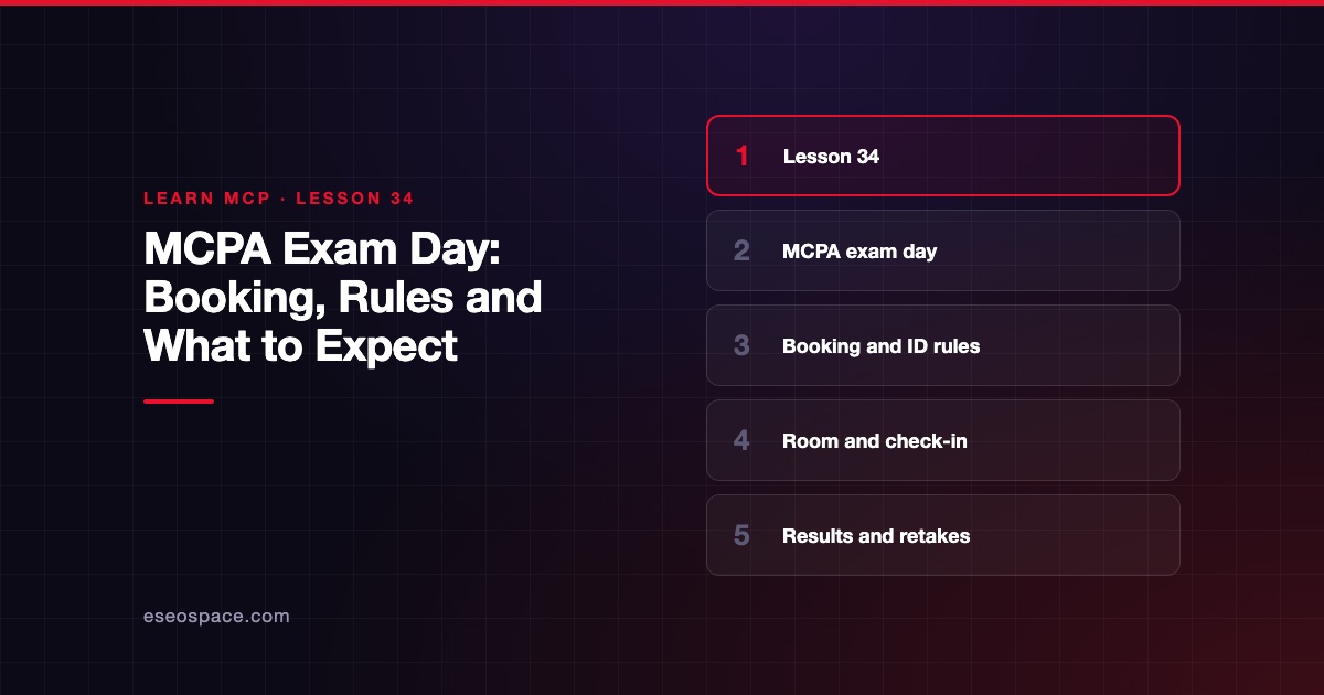 MCPA Exam Day: Booking, Rules and What to Expect