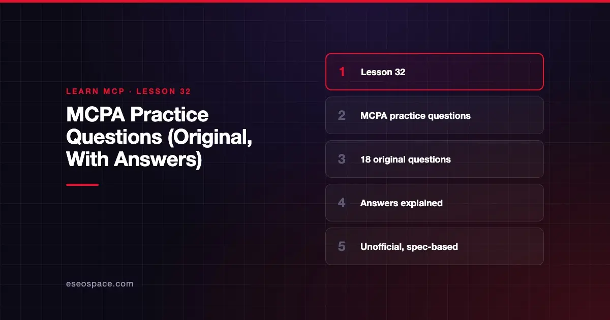 MCPA Practice Questions (Original, With Answers)