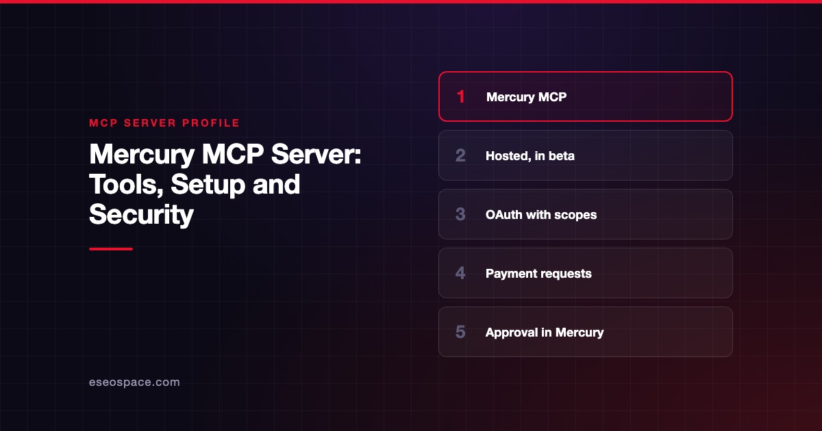 Mercury MCP Server: Tools, Setup and Security