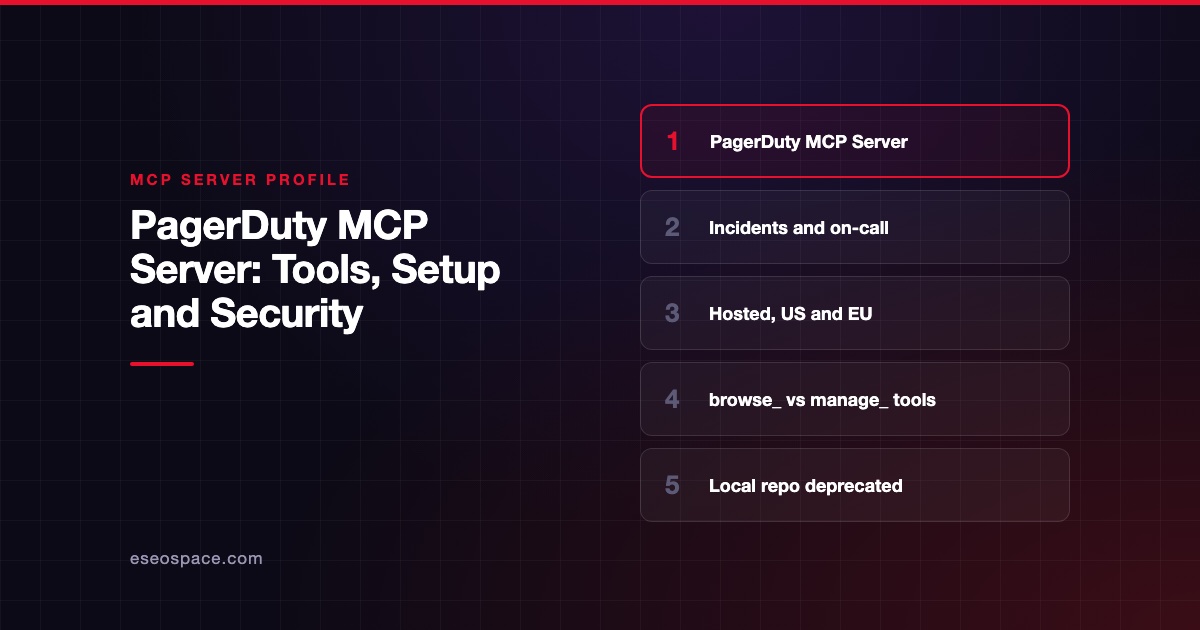PagerDuty MCP Server: Tools, Setup and Security